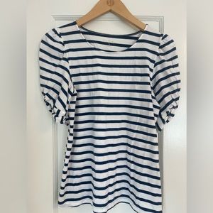 Lilly Pulitzer Elisabette Striped Puff Sleeve Tee